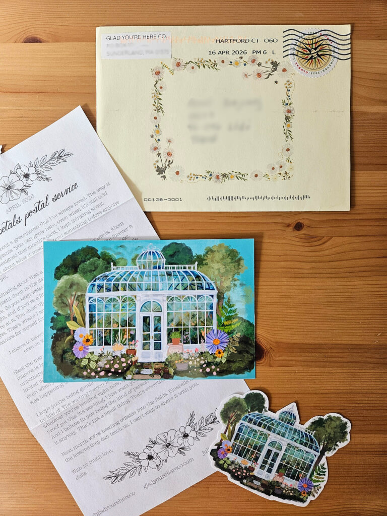 Wild Petals Postal Service by glad you're here glad1 (1)