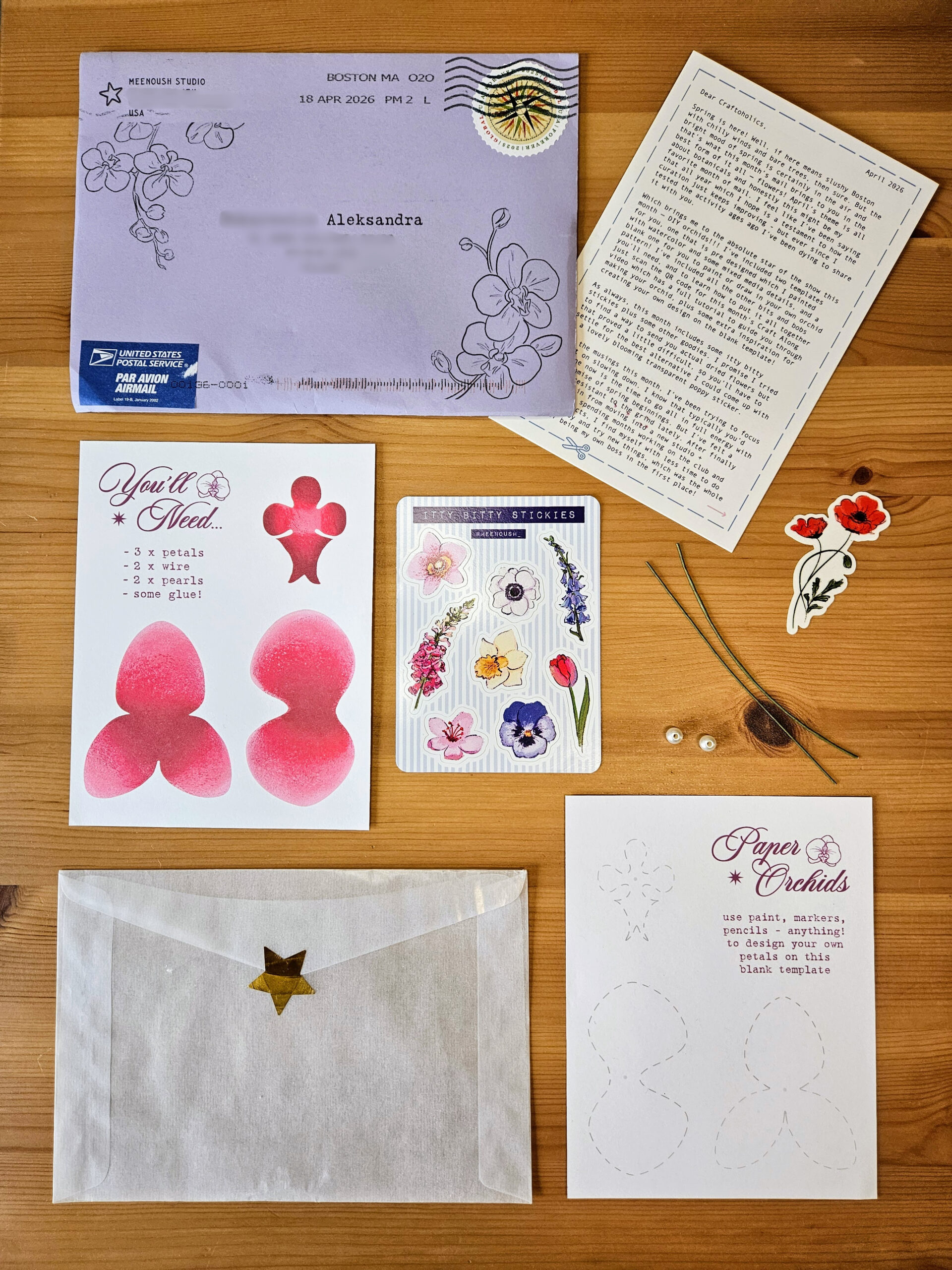 Craftoholic Mail Club by Meenoush