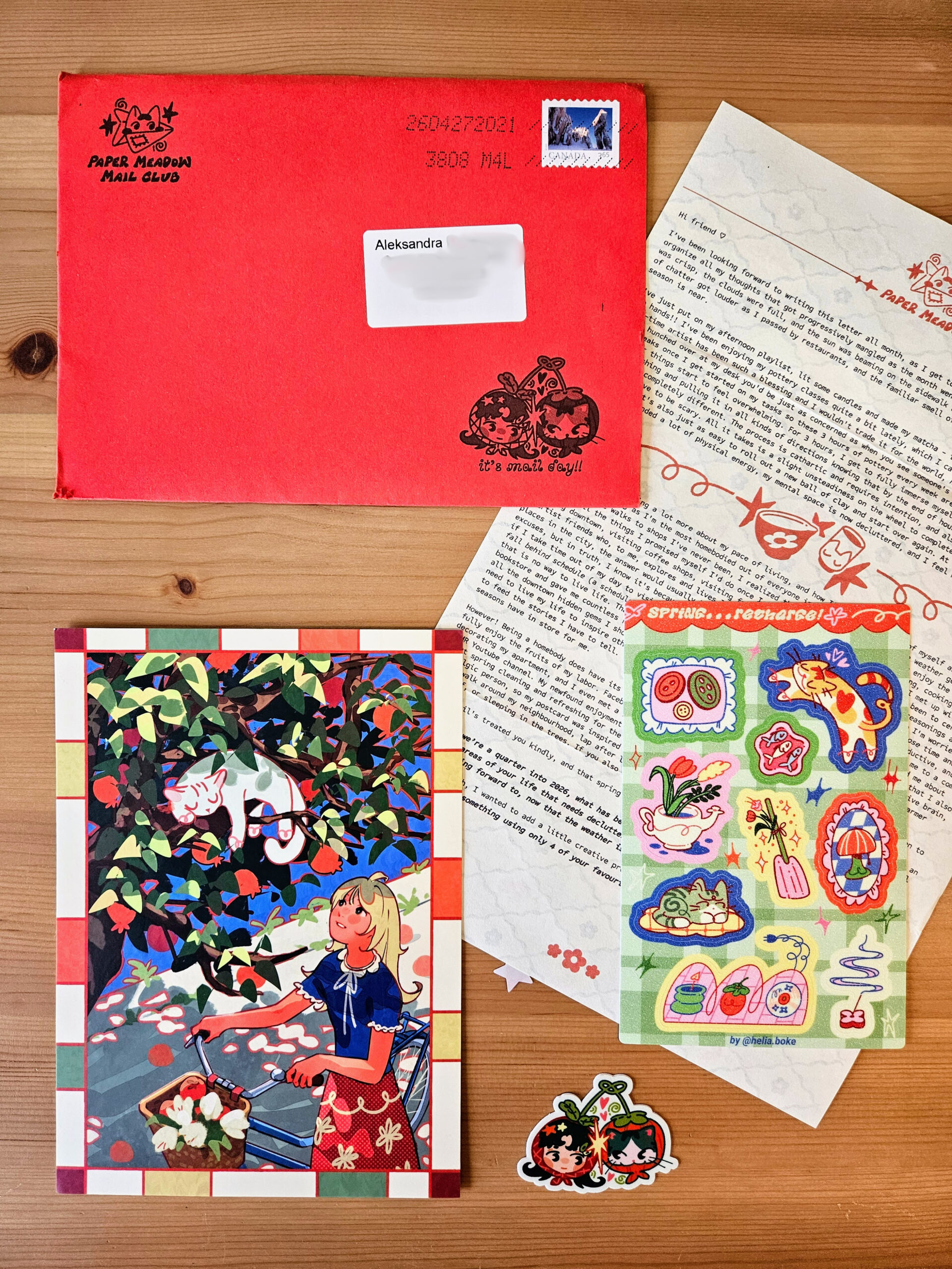 Paper Meadow Mail Club by Helia Boke helia (1)